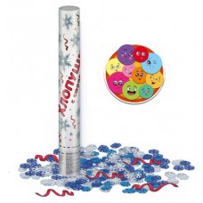 Хлопушка пневматическая Partymania с сюрпризом, 40 см (kastd) в магазинах Ашан