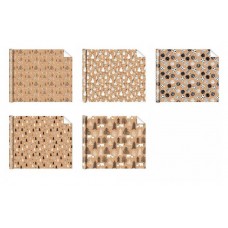 Бумага упаковочная Арт & Дизайн крафтовая в ассортименте, 67,7x99 см (kastd) в магазинах Ашан