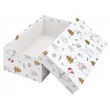 Коробка прямоугольная Miland одинарная Звери в лесу, 21х14х8 см (kastd) в магазинах Ашан