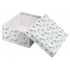 Коробка квадратная Miland одинарная Зимние драконы, 19,5х19,5х11 см (kastd) в магазинах Ашан