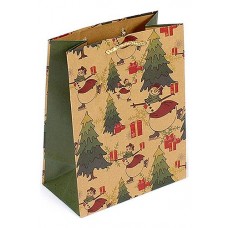 Сумка подарочная GrandGift крафт эко, 23х18х8 см (kastd) в магазинах Ашан