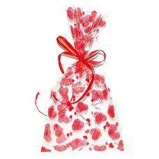 Пакет подарочный GrandGift прозрачный с рисунком, 35х18 см (kastd) в магазинах Ашан