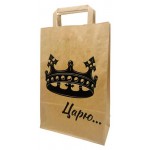 Пакет крафтовый с ручками, 22х35х5,9 см (kastd)