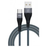 Кабель TFN Forza USB  Type-C графит, 1 м (kastd)