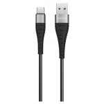 Кабель Borofone BX32 Munificent USB - Type-C черный, 1 м (kastd)