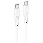 USB-C кабель Hoco X67 Type-C белый, 1 м (kastd) USB-C кабель Hoco X67 Type-C белый, 1 м (kastd)