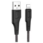 USB кабель Hoco X58 Lightning 8-pin черный, 1 м (kastd) USB кабель Hoco X58 Lightning 8-pin черный, 1 м (kastd)