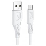 USB кабель Hoco X58 MicroUSB белый, 1 м (kastd) USB кабель Hoco X58 MicroUSB белый, 1 м (kastd)