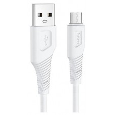 USB кабель Hoco X58 MicroUSB белый, 1 м (kastd) в магазинах Ашан