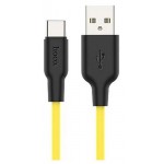 USB кабель Hoco X21 Type-C желтый, 1 м (kastd)