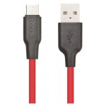 USB кабель Hoco X21 Type-C красный, 1 м (kastd)