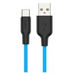 USB кабель Hoco X21 Type-C синий, 1 м (kastd) USB кабель Hoco X21 Type-C синий, 1 м (kastd)