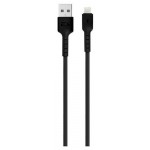 USB кабель Exployd 8 pin круглый цвет чёрный длина 1М 3A Flow (kastd)