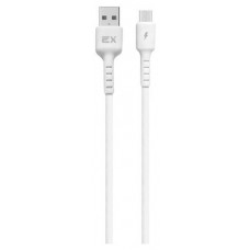 USB кабель Exployd microUSB круглый цвет белый длина 1М 3A Flow (kastd) в магазинах Ашан