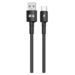 Кабель Exployd TYPE-C круглый цвет чёрный длина 1М 2A Rash (kastd)