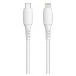 Кабель Exployd TYPE-C-PD 8 Pin круглый цвет белый длина 1М 3A 18W Rash (kastd) Кабель Exployd TYPE-C-PD 8 Pin круглый цвет белый длина 1М 3A 18W Rash (kastd)