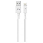 USB кабель Exployd 8 Pin круглый цвет,белый длина 1М 2A Rash (kastd)