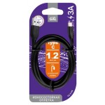 Кабель Gal USBA-Type-c, 1,2 м (kastd)