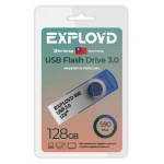 Флешка Exployd 590 128GB синяя (kastd)