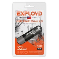 Флешка Exployd 570 32GB черная (kastd) в магазинах Ашан