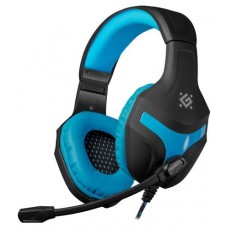 Игровая гарнитура Defender Scrapper 500 синий + черный, кабель 2 м (kastd) в магазинах Ашан