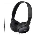 Гарнитура накладные Sony MDR-ZX110AP 1.2м черный проводные (kastd)