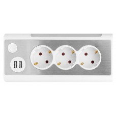 Сетевой фильтр Rombica Neo Trinity белый, 1,5 м (kastd) в магазинах Ашан