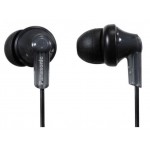 Наушники вкладыши Panasonic RP-HJE118GU 1.1м черный проводные (kastd)