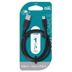 Кабель Gal USB-micro 2А 1м 2444 (kastd) Кабель Gal USB-micro 2А 1м 2444 (kastd)