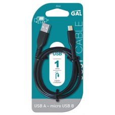 Кабель Gal USB-micro 2А 1м 2444 (kastd) в магазинах Ашан