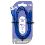Кабель Gal USB-micro2А1.5м 2856 (kastd) Кабель Gal USB-micro2А1.5м 2856 (kastd)