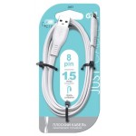 Кабель Gal USB-8pin 2А,1.5м2857 (kastd) Кабель Gal USB-8pin 2А,1.5м2857 (kastd)