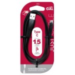 Кабель Gal USB-type-C2A1.5m2858 (kastd) Кабель Gal USB-type-C2A1.5m2858 (kastd)