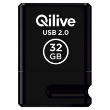 Флешка Qilive USB 2.0 Mini с колпачком пластик черная, 32GB (kastd) в магазинах Ашан