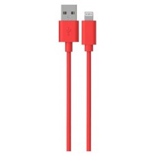 Кабель Qilive USB-8 PIN MFI 2.4A красный, 1,2 м (kastd) в магазинах Ашан