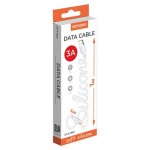 Дата-кабель Exployd EX1500 3А 8 PIN белый, 1 м (kastd)