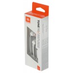 Гарнитура вкладыши JBL Tune 110 1.113м белый проводные (kastd)