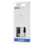 Кабель Qilive 3.5 мм черный, 1 м (kastd) Кабель Qilive 3.5 мм черный, 1 м (kastd)