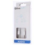 Кабель Qilive 3.5 мм белый, 1 м (kastd) Кабель Qilive 3.5 мм белый, 1 м (kastd)