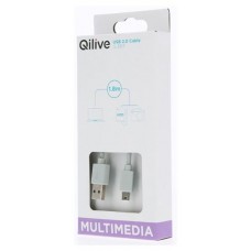Кабель Qilive USB A-B MINI, 1,8 м (kastd) в магазинах Ашан