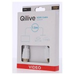 Кабель Qilive HDMI белый, 1,5 м (kastd) Кабель Qilive HDMI белый, 1,5 м (kastd)