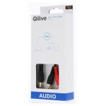 Кабель Qilive 3,5 мм 2RCA, 5 м (kastd) Кабель Qilive 3,5 мм 2RCA, 5 м (kastd)