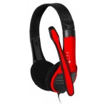 Компьютерная гарнитура Oklick HS-M150 черно-красная (kastd)