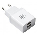 Зарядное устройство Exployd EX-Z-611 Classic 3.1A 2хUSB белое (kastd) Зарядное устройство Exployd EX-Z-611 Classic 3.1A 2хUSB белое (kastd)
