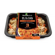 Плов Freshclub с курицей охлажденный, 300 г (kastd) в магазинах Ашан