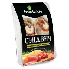 Сэндвич Freshclub Ролл ветчина-сыр, 200 г в магазинах Ашан