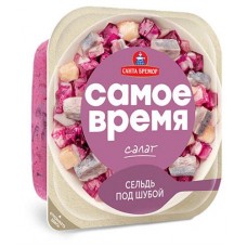 Салат Сельдь под шубой Санта Бремор Самое время, 150 г (kastd) в магазинах Ашан