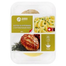 Котлета куриная Диво с картофельным пюре, 250 г (kastd) в магазинах Ашан