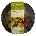 Салат Creative Kitchen Овощной с креветками и апельсиновым соусом, 185 г (kastd)