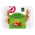 Молоки лосося АШАН Красная птица жареные, 200 г (kastd)